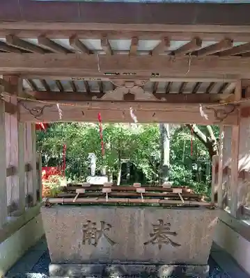 一葉稲荷神社の手水舎