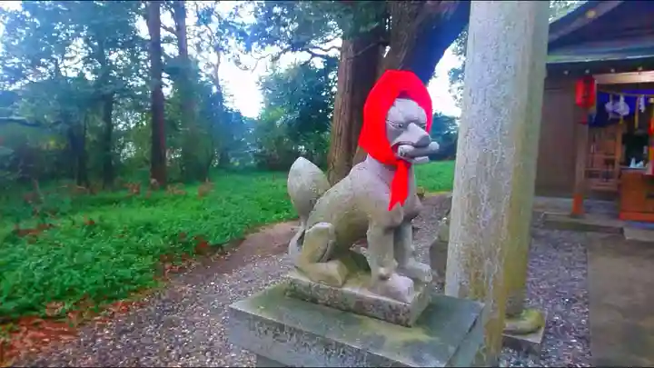 息栖神社の狛犬