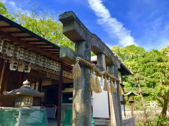 嚴島神社 (京都御苑)の鳥居