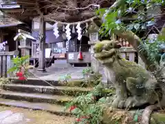 五所駒瀧神社の狛犬