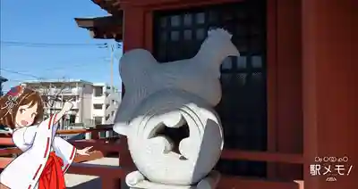 上千葉香取神社の狛犬