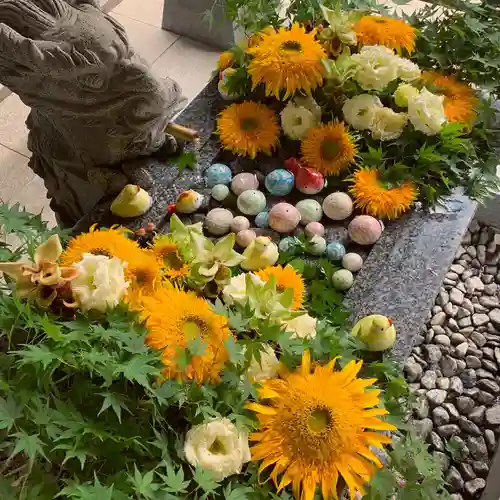 滑川神社 - 仕事と子どもの守り神の手水舎