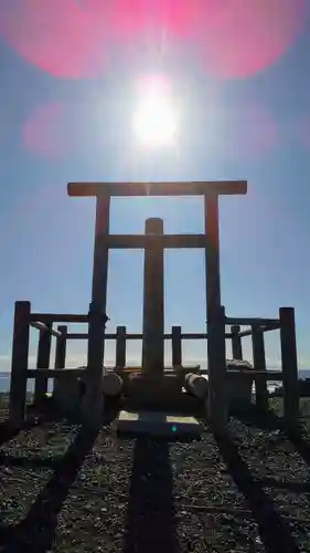 襟裳神社の鳥居