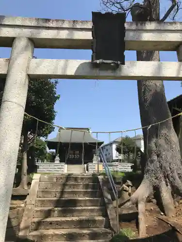 五霊社の鳥居