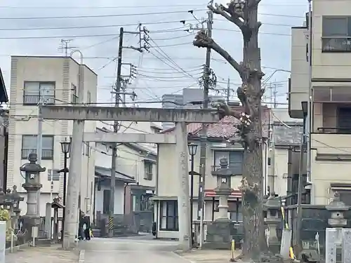 能見神明宮（元能見）の鳥居