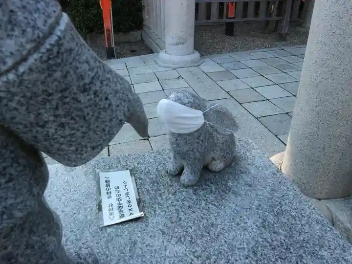 八坂神社(祇園さん)の狛犬
