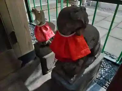 三島稲荷神社の狛犬