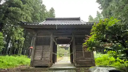 雷電神社の山門