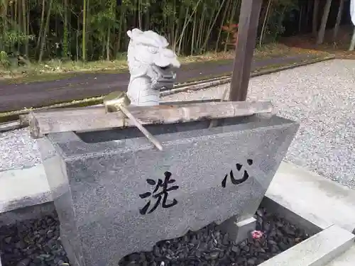 大跡部神社の手水