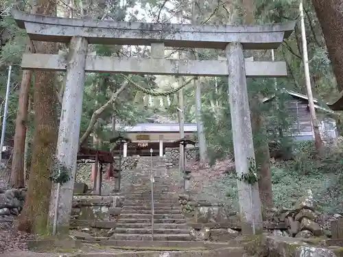 長瀬神社の鳥居