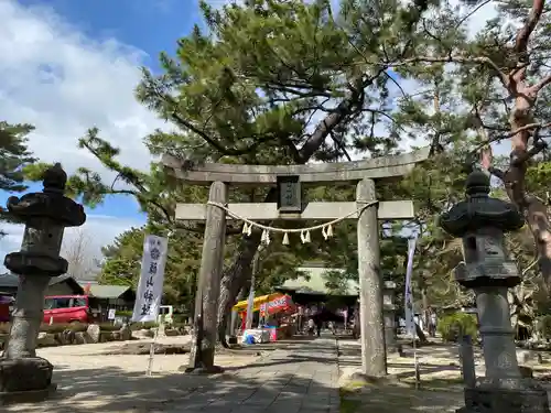 篠山神社の鳥居