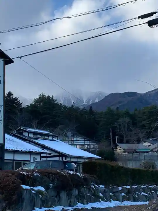 宝積山光前寺の周辺