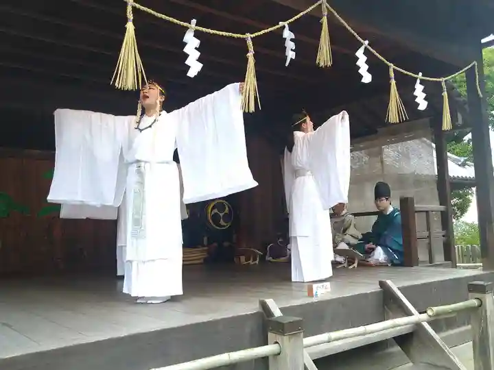 阿智神社の神楽