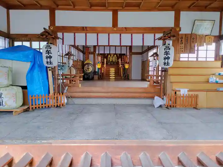 高牟神社(瀬古)の本殿・本堂
