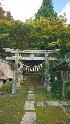 零羊崎神社の鳥居