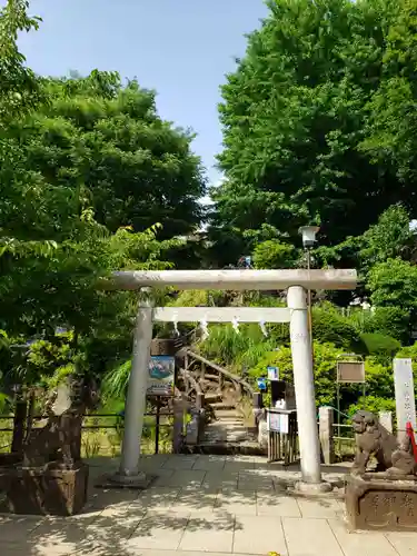 鳩森八幡神社の鳥居