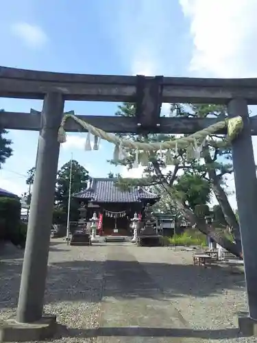 佐谷田神社の鳥居