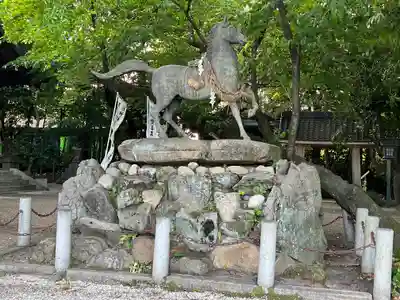 萱津神社の狛犬
