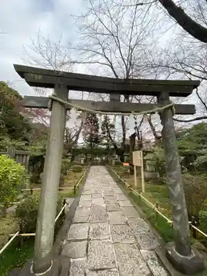 松陰神社の鳥居