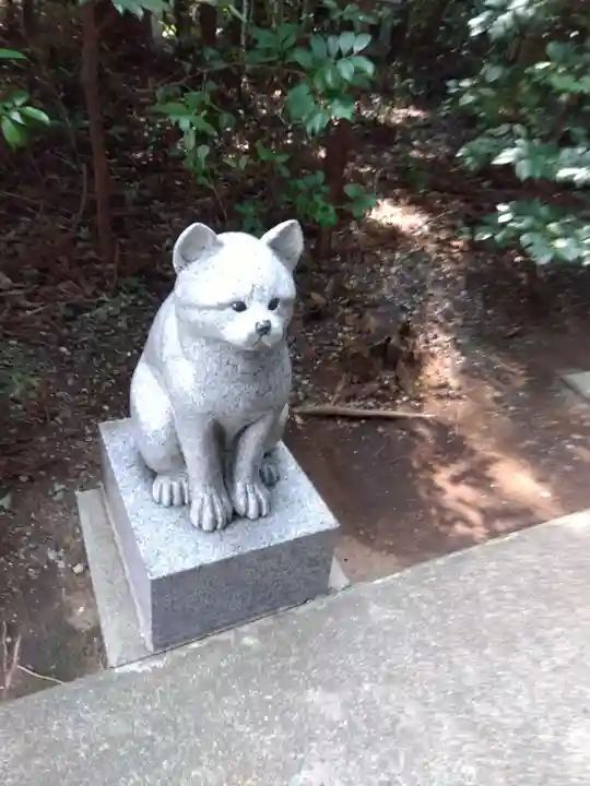 伊奴寝子社の狛犬