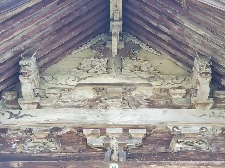 柏原八幡宮の芸術