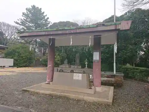 千葉縣護國神社の手水舎