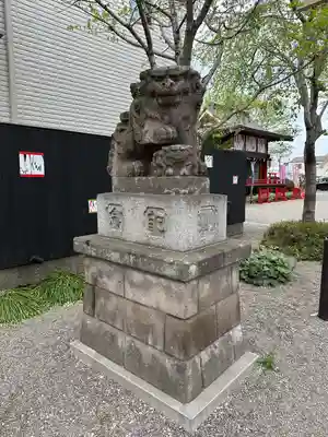 鴻神社の狛犬