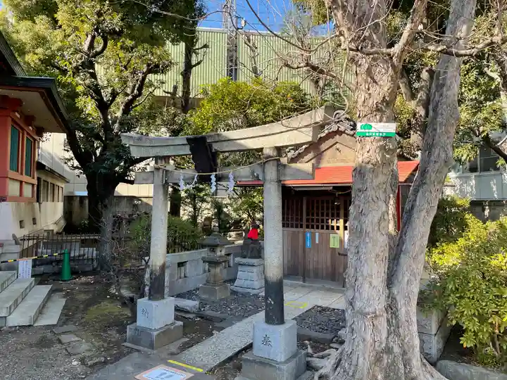 鮫州八幡神社の鳥居