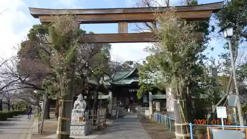 荏原神社の鳥居