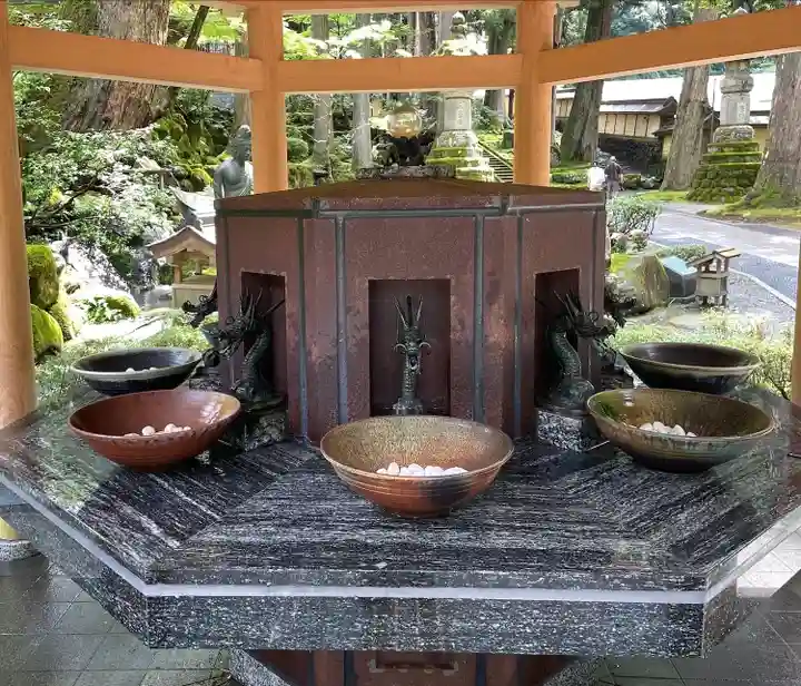 永平寺の手水舎