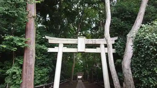 喜多見氷川神社の鳥居