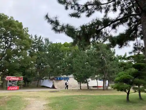 曽根天満宮の庭園