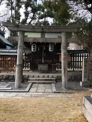 難波大社 生國魂神社の鳥居