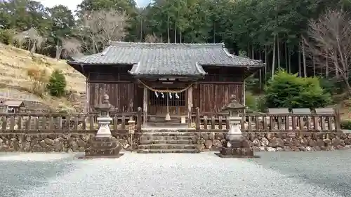 蜂前神社の本殿・本堂