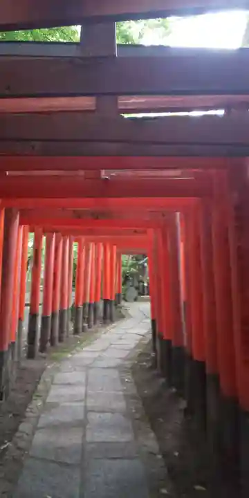 賀茂波爾神社(賀茂御祖神社境外摂社)の鳥居