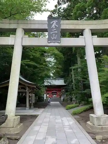 富士山東口本宮 冨士浅間神社の鳥居