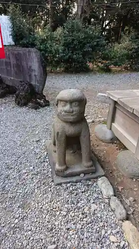 板倉雷電神社の狛犬