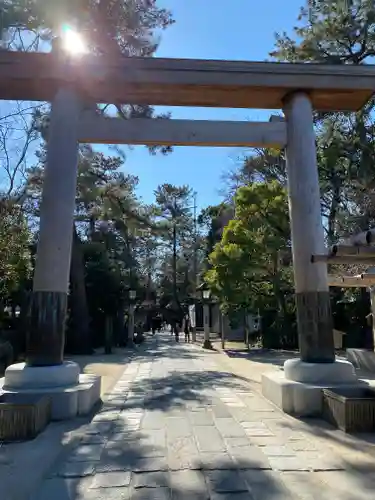 越ヶ谷久伊豆神社の鳥居