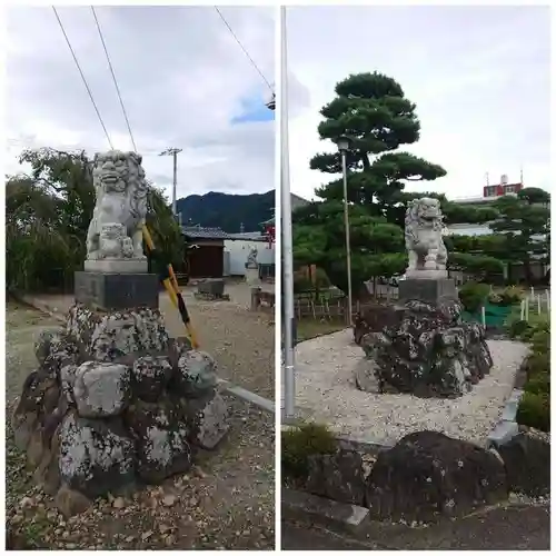 上田大神宮の狛犬