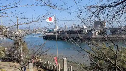 湊三嶋大明神社の景色