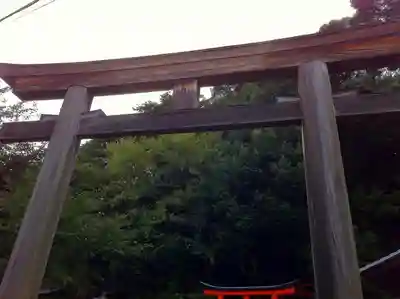 建勲神社の鳥居