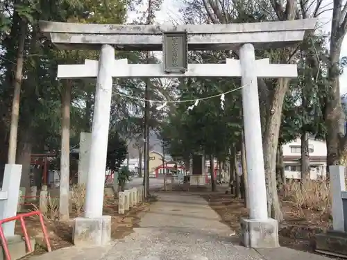 冨士淺間神社（富士吉田市向原）の鳥居