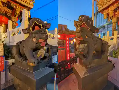 横濱関帝廟の狛犬