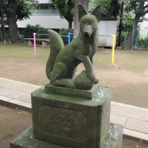 嶺稲荷神社の狛犬