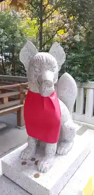 福徳神社（芽吹稲荷）の狛犬