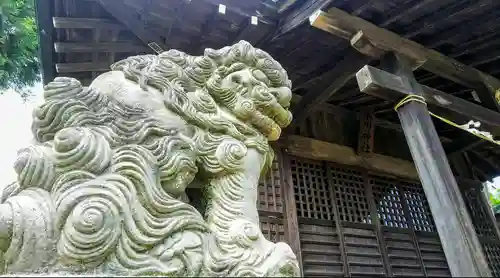 上水子ノ氷川神社の狛犬