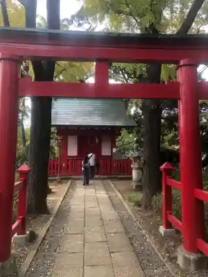 洗足池弁財天の鳥居