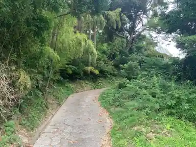 神社（名称不明）の周辺