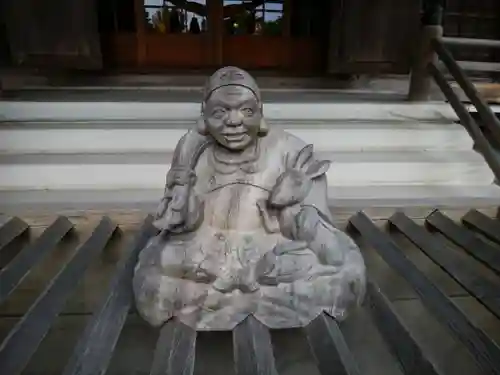 湯倉神社の像