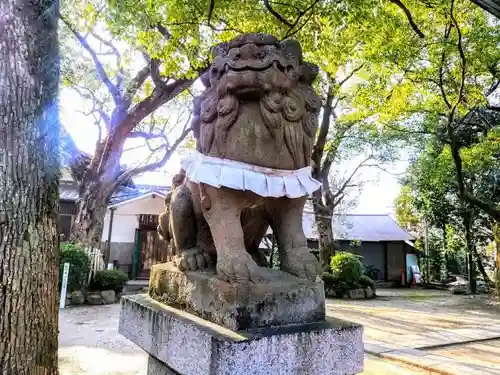 熊野社の狛犬